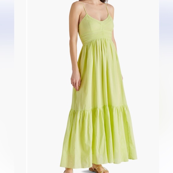 Steve Madden Vibrant Lime Maxi Dress - Picture 1 of 6